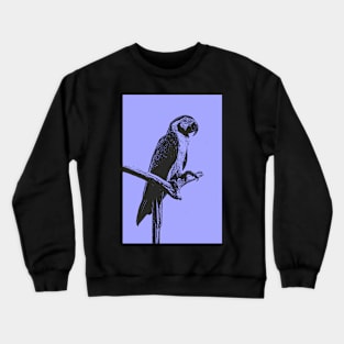 Macaw Bitmap Effect Crewneck Sweatshirt